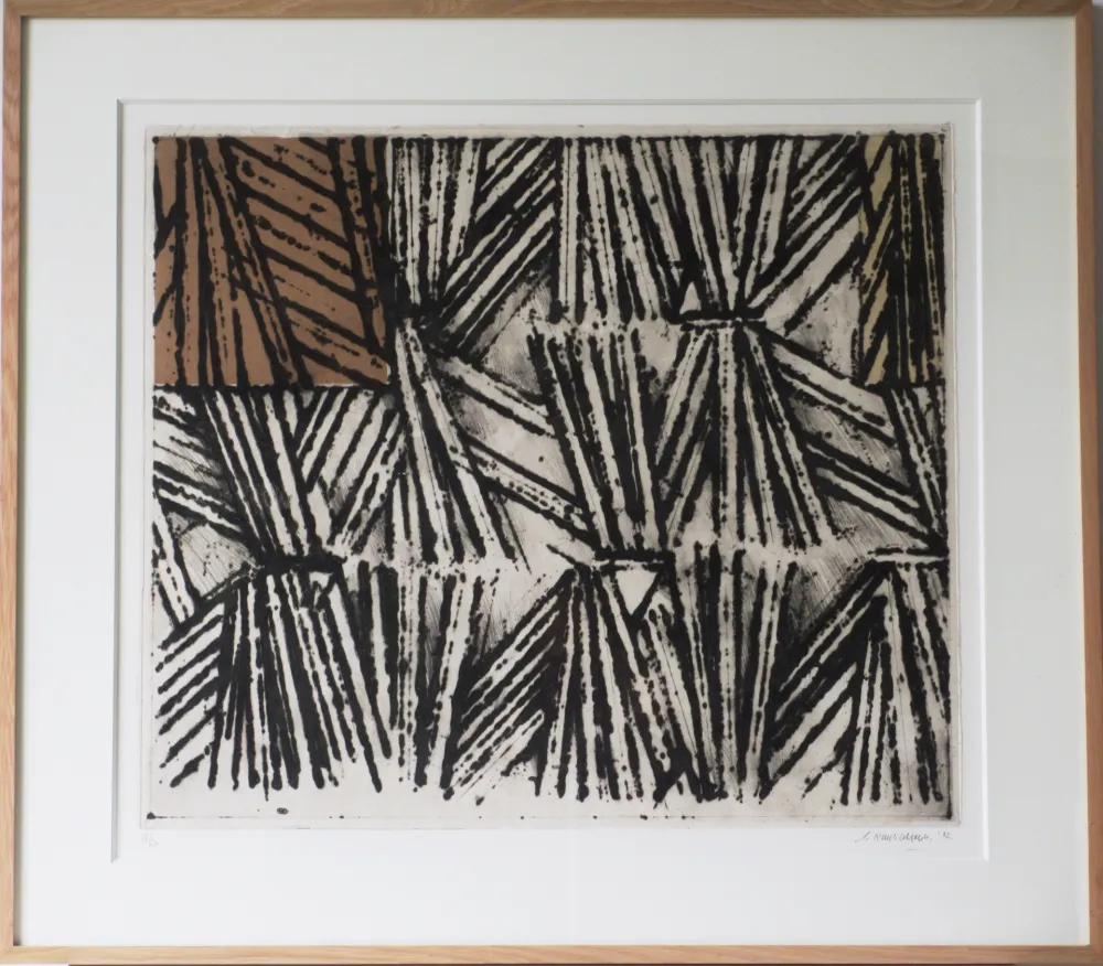 Acquaforte E Acquatinta Titus Carmel - Brisée I (Sur la route de la soie)