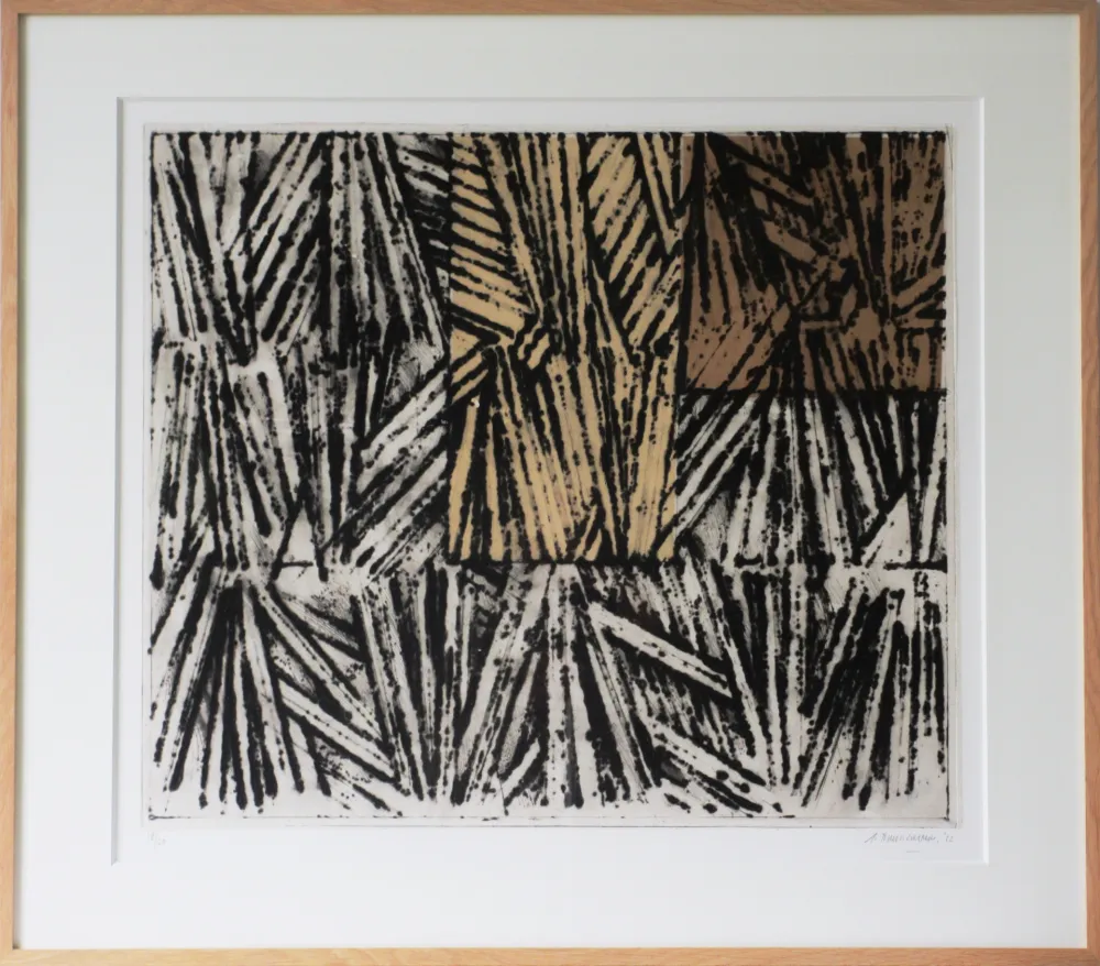 Acquaforte E Acquatinta Titus Carmel - Brisée II (Sur la route de la soie)