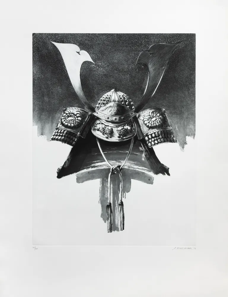 Incisione Titus Carmel - Casque de Nikko I 