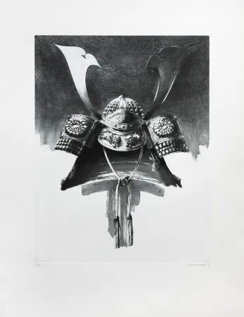 Incisione Titus Carmel - Casque de Nikko I 