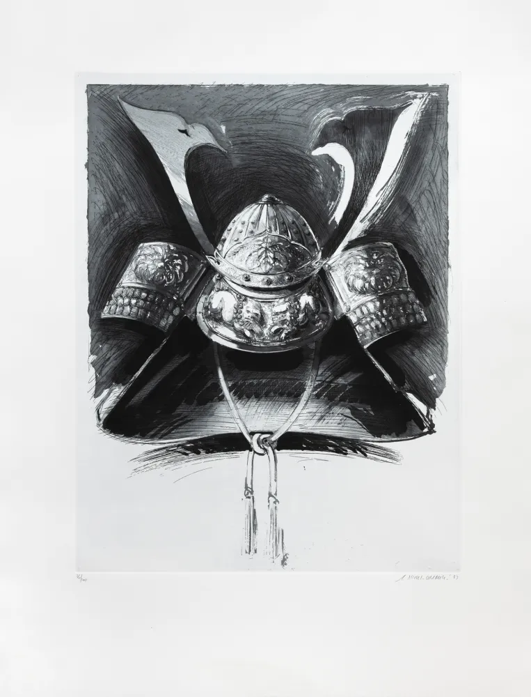 Incisione Titus Carmel - Casque de Nikko II