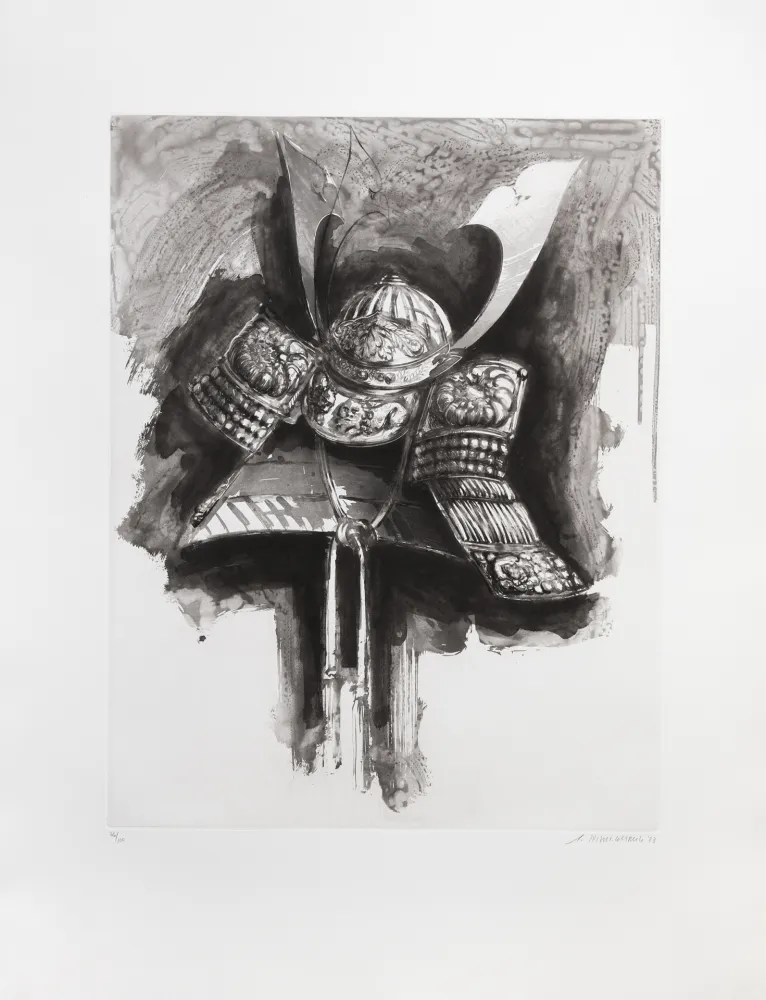 Incisione Titus Carmel - Casque de Nikko IV