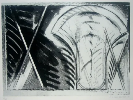 Acquatinta Titus Carmel - Chancay