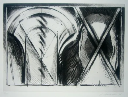 Acquatinta Titus Carmel - Chancay VII