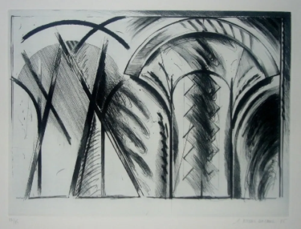 Acquatinta Titus Carmel - Chancay VIII