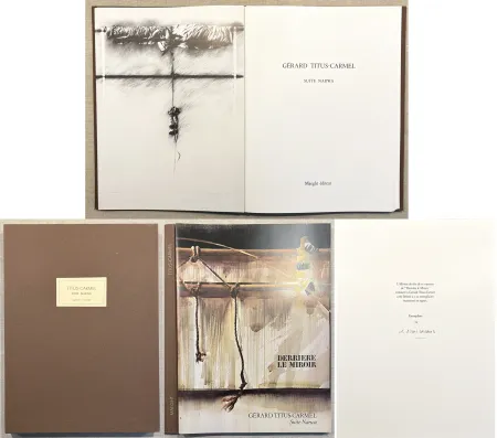 Libro Illustrato Titus Carmel - Derrière le Miroir n°230. TITUS-CARMEL, SUITE NARWA. Octobre 1978. TIRAGE DE LUXE SIGNÉ PAR L'ARTISTE.