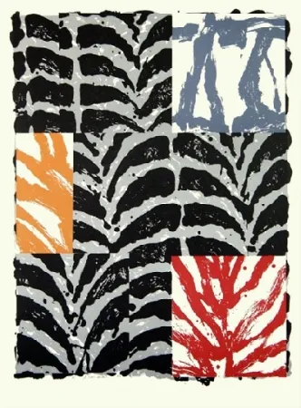 Litografia Titus Carmel - Feuillée III