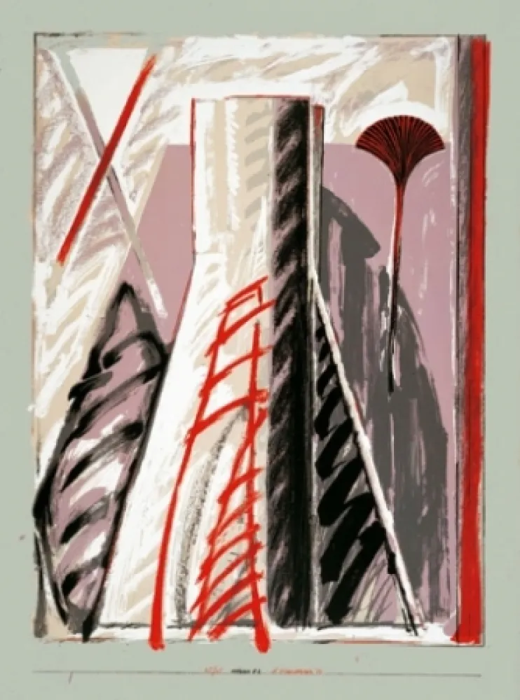 Litografia Titus Carmel - Intérieur 2