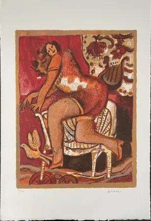 Litografia Tobiasse - Cantiques des Cantiques