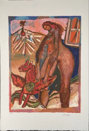 Litografia Tobiasse - Cantiques des Cantiques