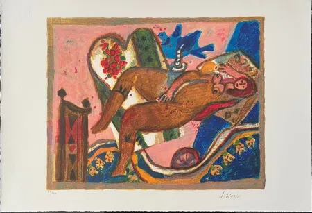 Litografia Tobiasse - Cantiques des Cantiques