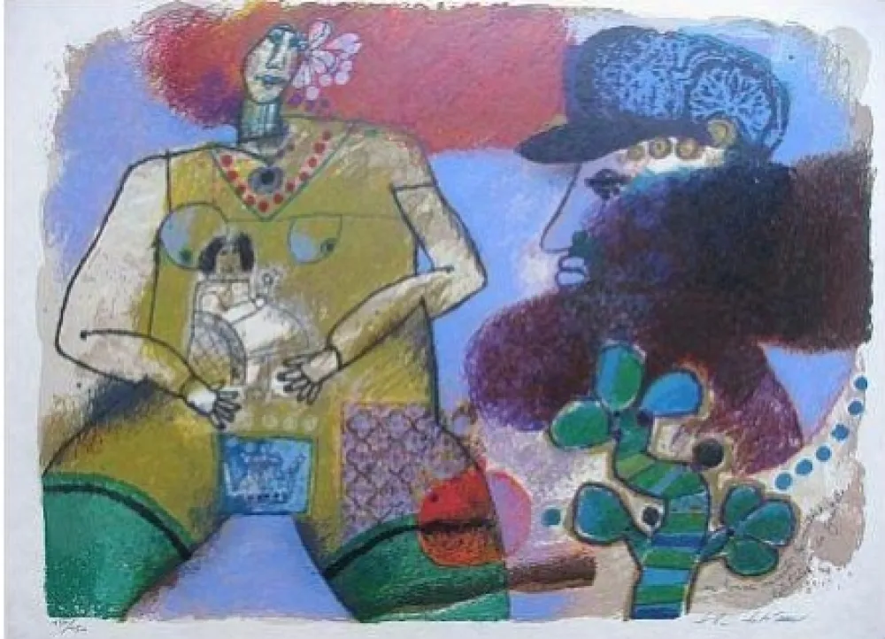 Litografia Tobiasse - Composition