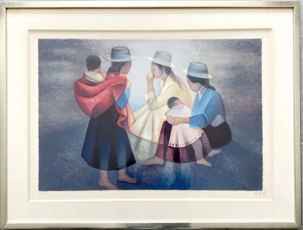 Litografia Toffoli - Bavardages