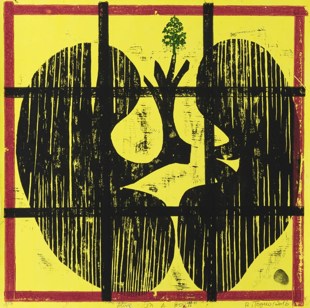 Incisione Su Legno Toguo - Alive in a box 11