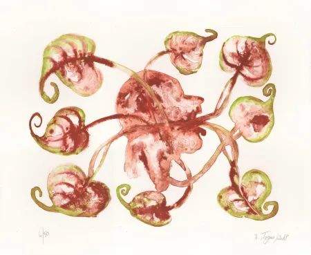 Litografia Toguo - Blowing Headache