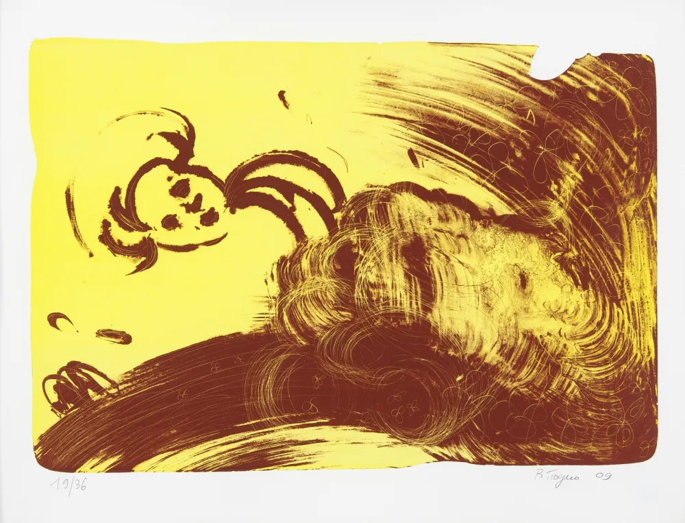 Litografia Toguo - Midnight Kiss