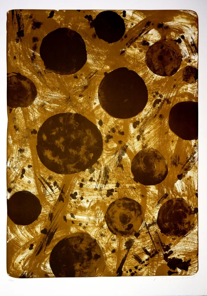 Litografia Tøjner - Recherche de formes dispersées I