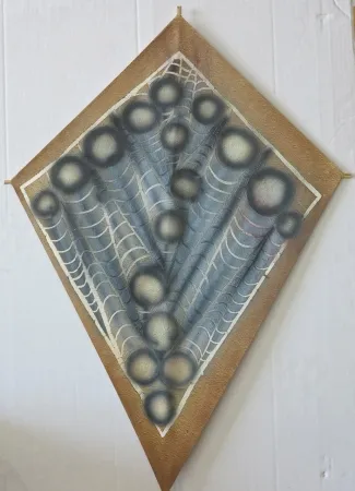 Serigrafia Toledo - Abstract large spider web kite