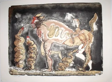 Litografia Toledo - La Suma de la Serpiente