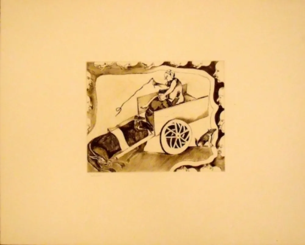 Acquaforte E Acquatinta Toledo - Sans Titre