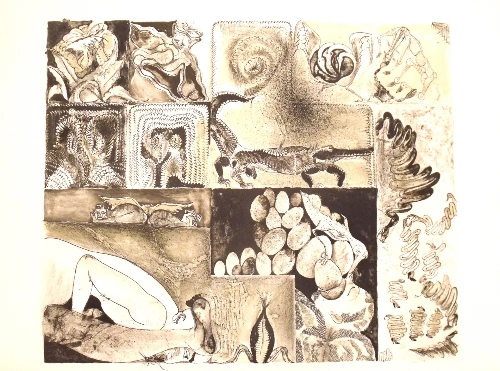 Litografia Toledo - Sans Titre 