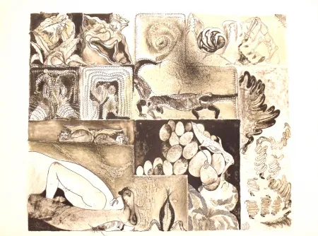 Litografia Toledo - Sans Titre 