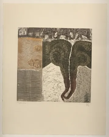 Incisione Toledo - Two Elephants