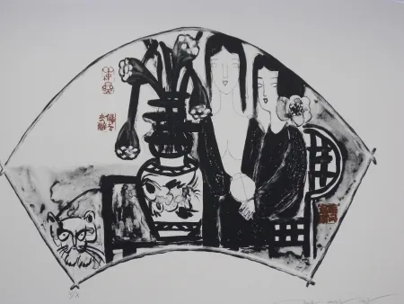 Litografia Tongzhengang - Sisters