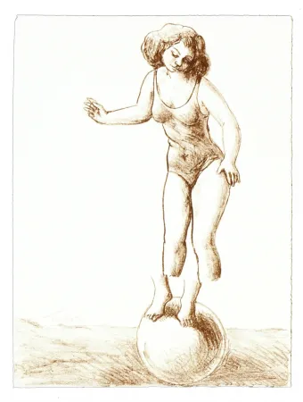 Litografia Topor - 1 Neuf Grâces