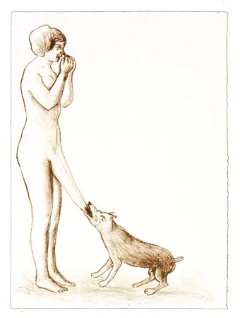 Litografia Topor - 2 Neuf Grâces