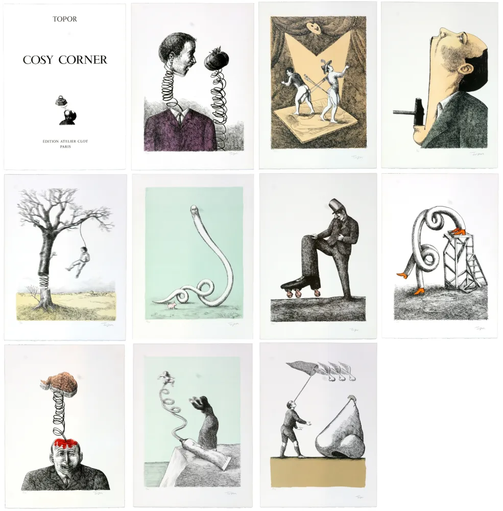 Litografia Topor - Cosy Corner