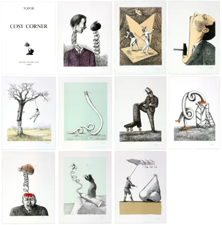 Litografia Topor - Cosy Corner