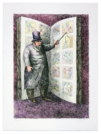 Litografia Topor - Sans titre