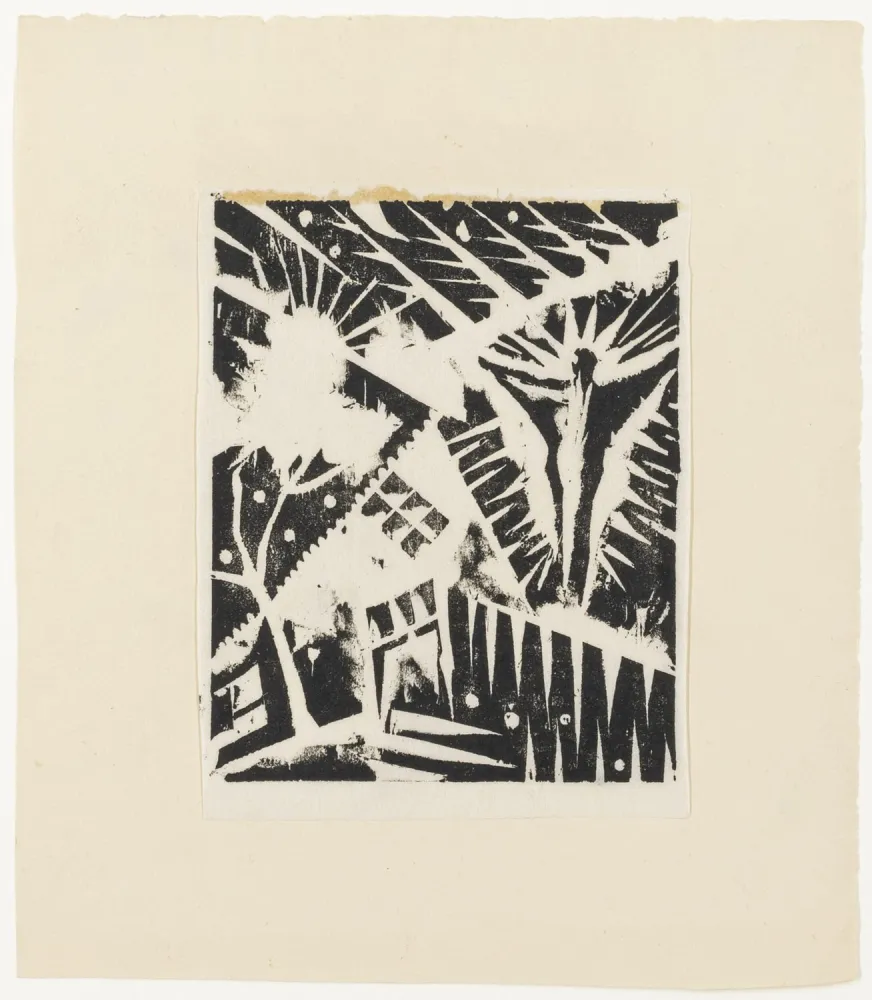 Incisione Su Legno Topp - Spektrale Figur (Spectral Figure)