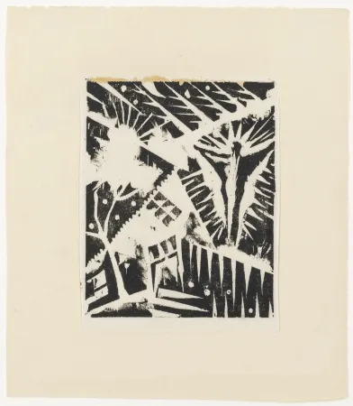 Incisione Su Legno Topp - Spektrale Figur (Spectral Figure)