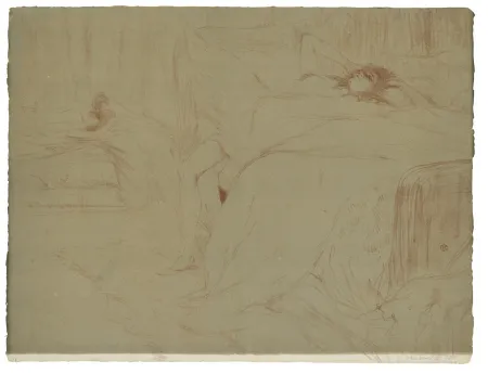 Litografia Toulouse-Lautrec - Elles