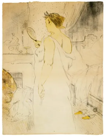 Litografia Toulouse-Lautrec - Elles