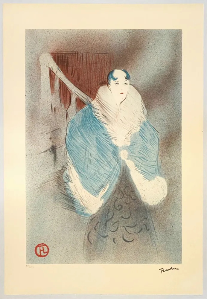 Litografia Toulouse-Lautrec - Elsa la viennoise