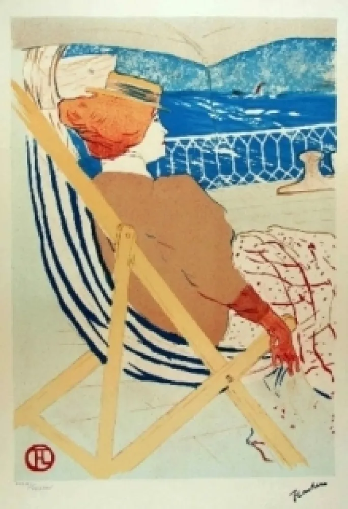 Litografia Toulouse-Lautrec - La passagère du 54