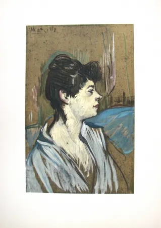 Litografia Toulouse-Lautrec - Marcelle