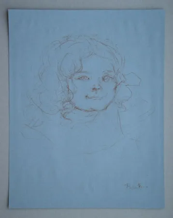 Offset Toulouse-Lautrec - Portrait d'une jeune fille