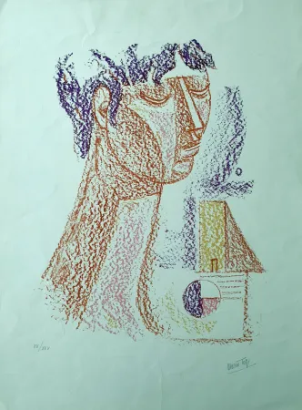 Litografia Tozzi - Figura