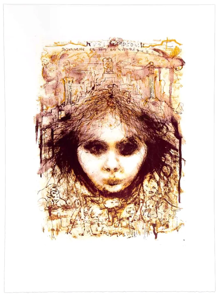 Litografia Trampedach - Sans titre