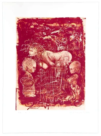 Litografia Trampedach - Sans titre