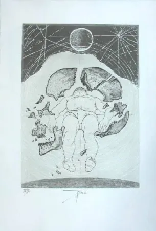 Incisione Trémois - Nu masculin