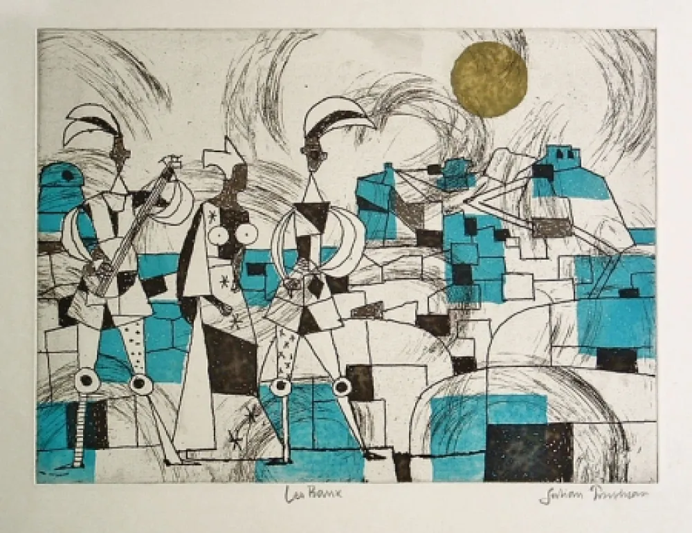 Incisione Trevelyan - Les Baux