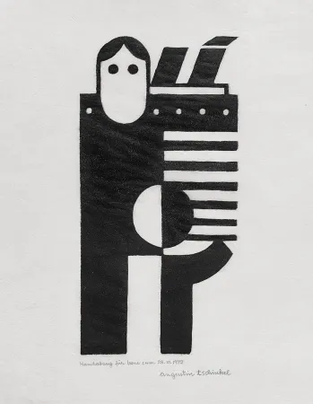 Linoincisione Tschinkel - Emigrant