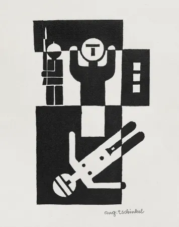 Linoincisione Tschinkel - Vollstrecker (Executor)