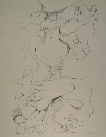 Litografia Tschumi - Spielkatze