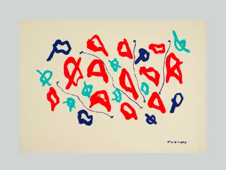 Litografia Turcato - Composizione